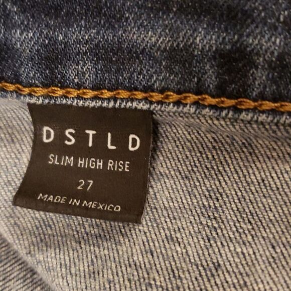 DSTLD Distressed  Slim High Rise Skinny Jeans - Picture 3 of 11